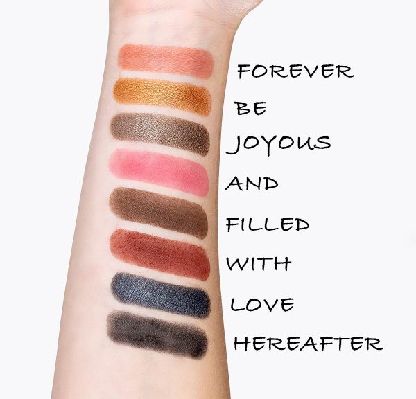 Hereafter Eyeshadow Palette swatches